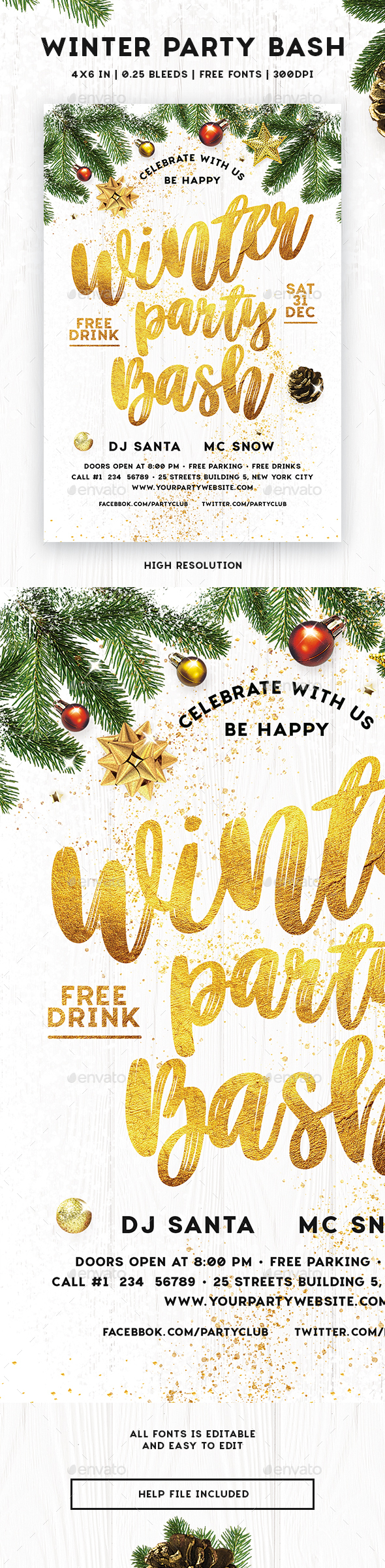 Winter Party Bash - Holidays Events