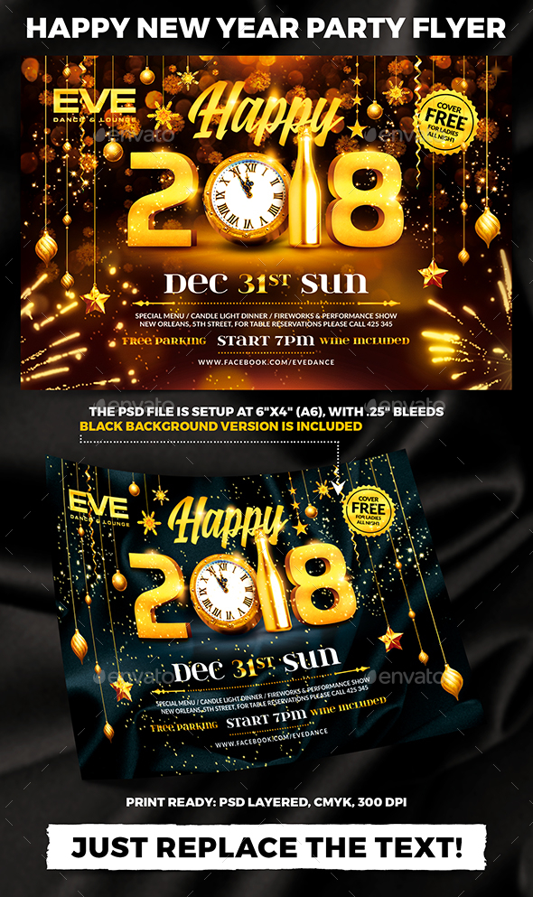 Happy New Year Party Flyer vol.2 - Holidays Events
