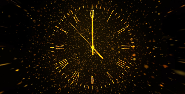 Golden Clock | Clock Countdown alt