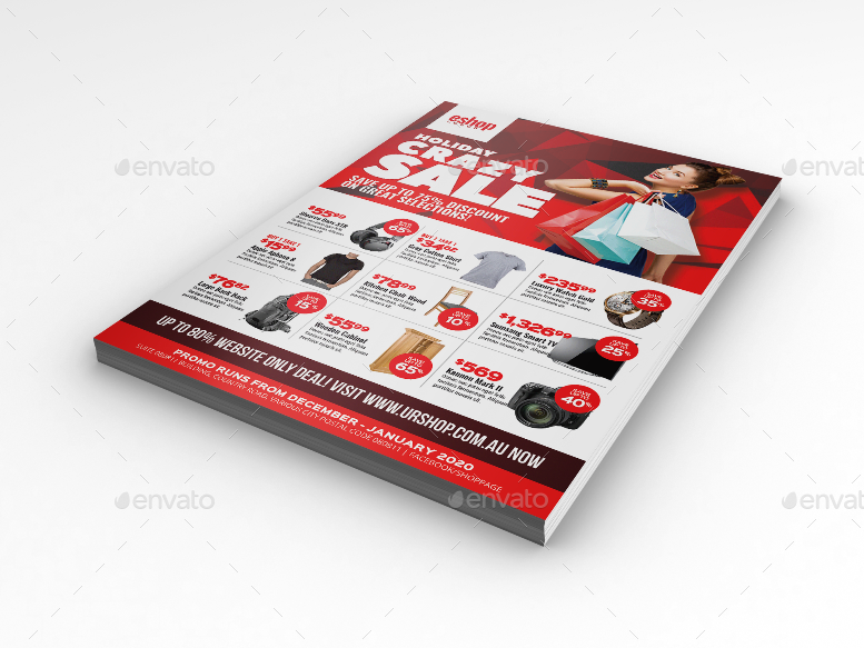 product sale and promotional sales flyer by artchery graphicriver