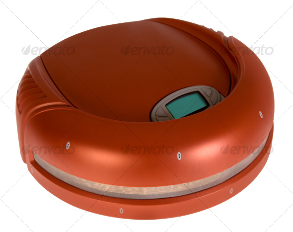 Robot Vacuum Cleaner - Home & Office Isolated Objects