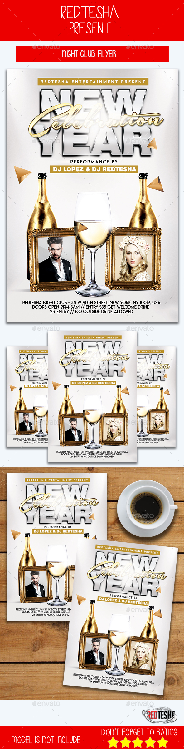 New Year Celebration - Events Flyers
