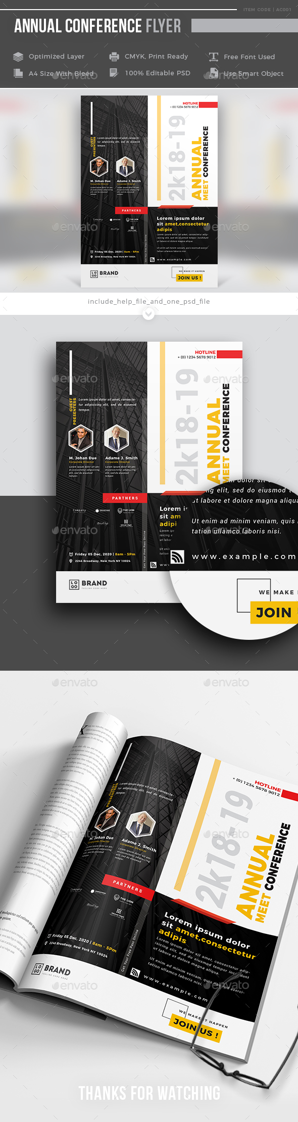 Annual Conference Flyer - Flyers Print Templates