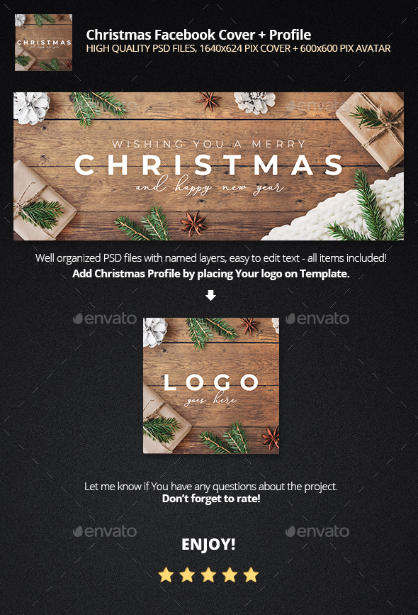Christmas Facebook Cover + Profile - Facebook Timeline Covers Social Media