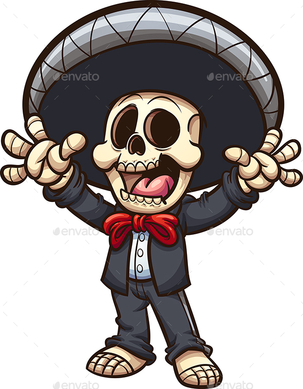 Mariachi Skeleton - Halloween Seasons/Holidays