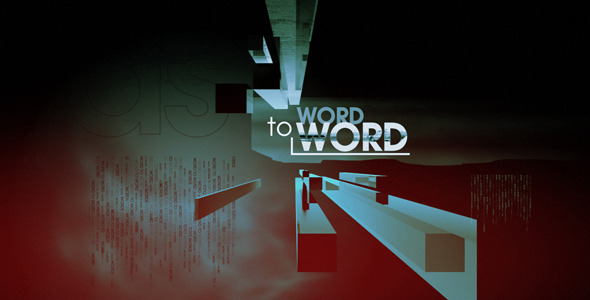 Word to Word - VideoHive 2026499