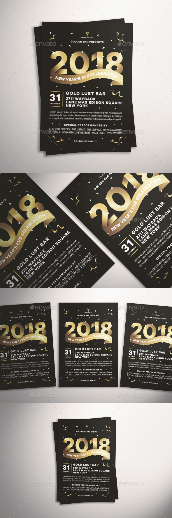 New Year's Eve Flyer - Events Flyers
