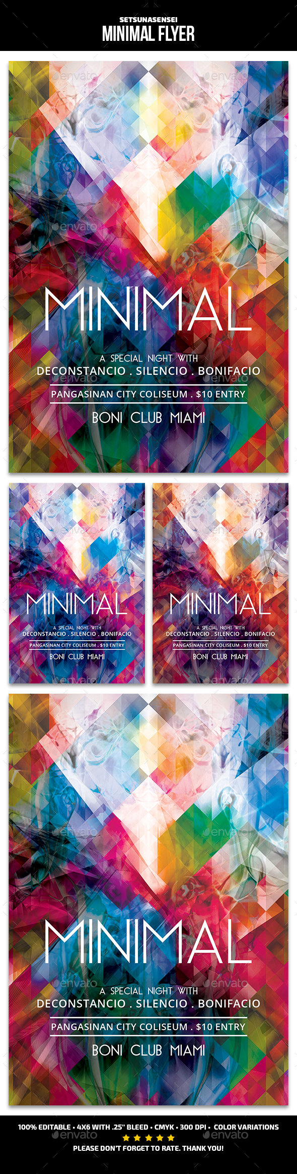 Minimal Flyer - Clubs & Parties Events