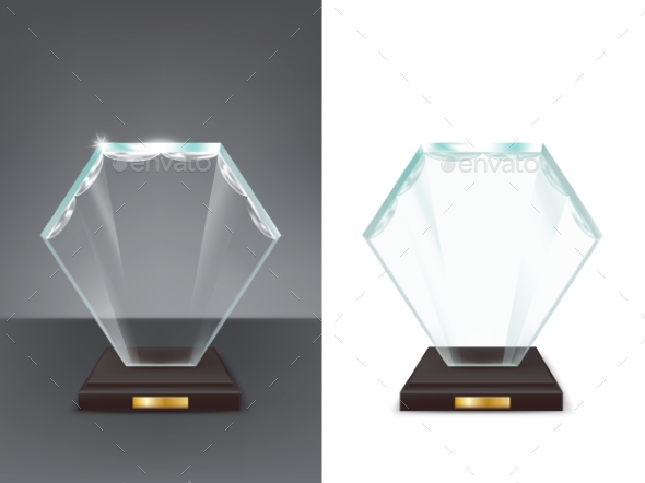 GraphicRiver Realistic Glass Trophy 21097481