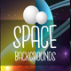 Space 2D Game Backgrounds