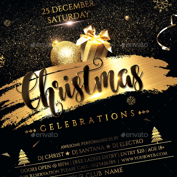 christmas flyer by creativevalues graphicriver christmas flyer