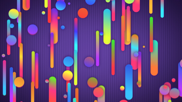 Colorful Lines Background And Overlay V1