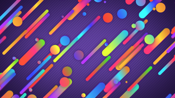 Colorful Lines Background And Overlay V2