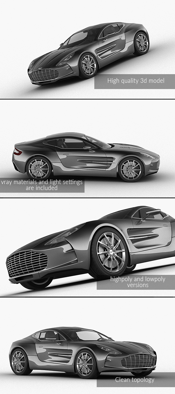 3DOcean Aston Martin One-77 2010 Vray model 21098839 3DOcean Aston Martin One-77 2010 Vray model 21098839