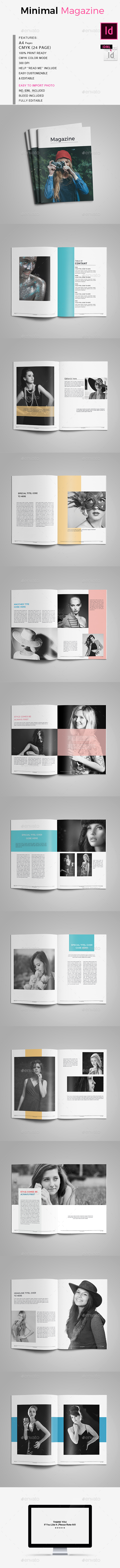 Minimal Magazine Tamplate - Magazines Print Templates