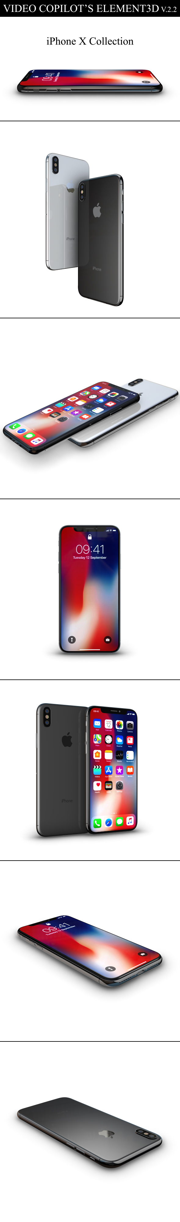 Element3D - iPhone X Collection Element3D - iPhone X Collection