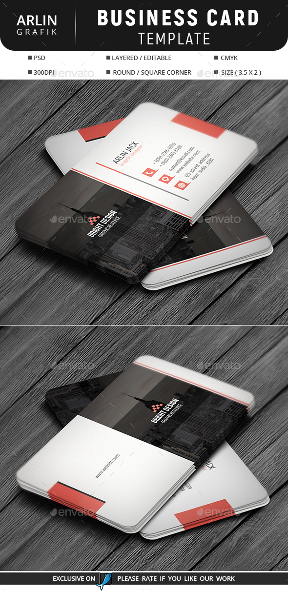 Business Card Template - Business Cards Print Templates