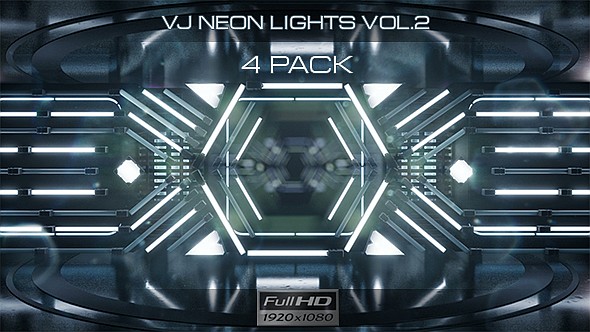 VJ Neon Lights Vol.2 - 4 Pack