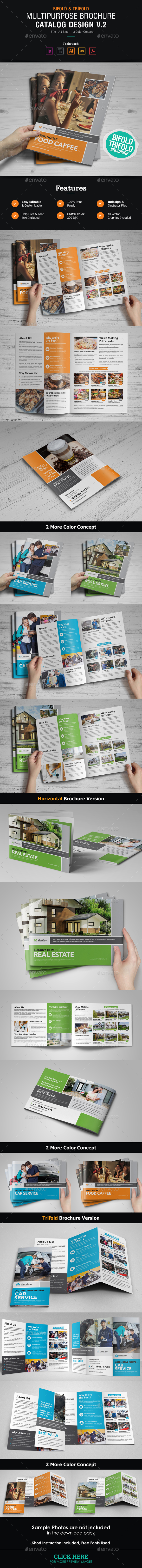 Multipurpose Brochure Catalog Design v2 - Corporate Brochures