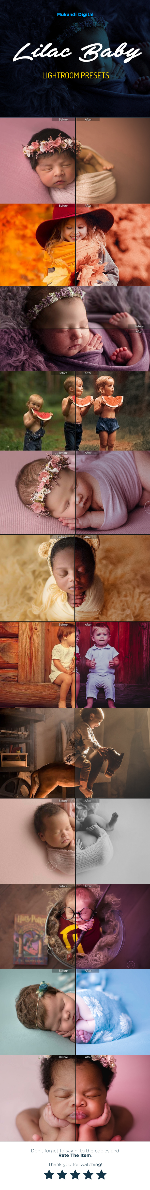 28 Lilac Baby Children Lightroom Presets - Portrait Lightroom Presets