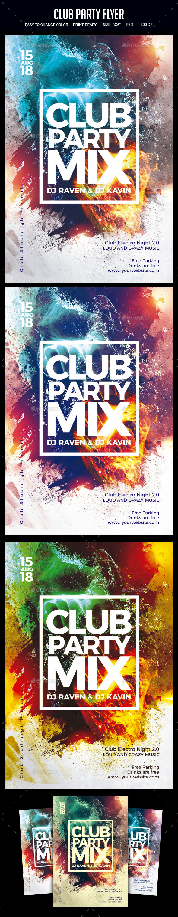 Club Party Flyer - Clubs & Parties Events