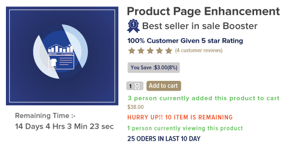 Woocommerce Sale Booster - Product Page Enhancement - CodeCanyon Item for Sale