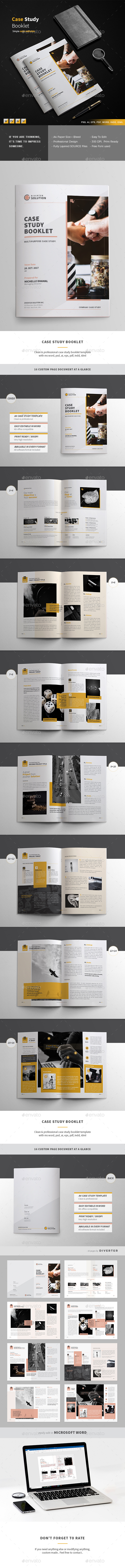 Case Study Booklet - Informational Brochures
