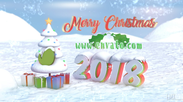 Snow Logo Christmas - VideoHive 19202426
