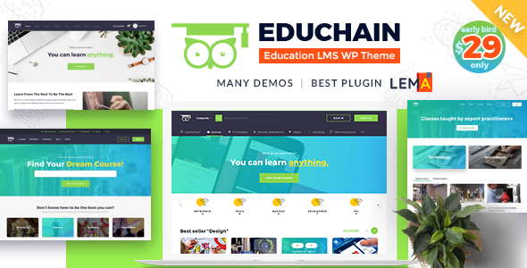 EduChain - Education LMS WordPress Theme