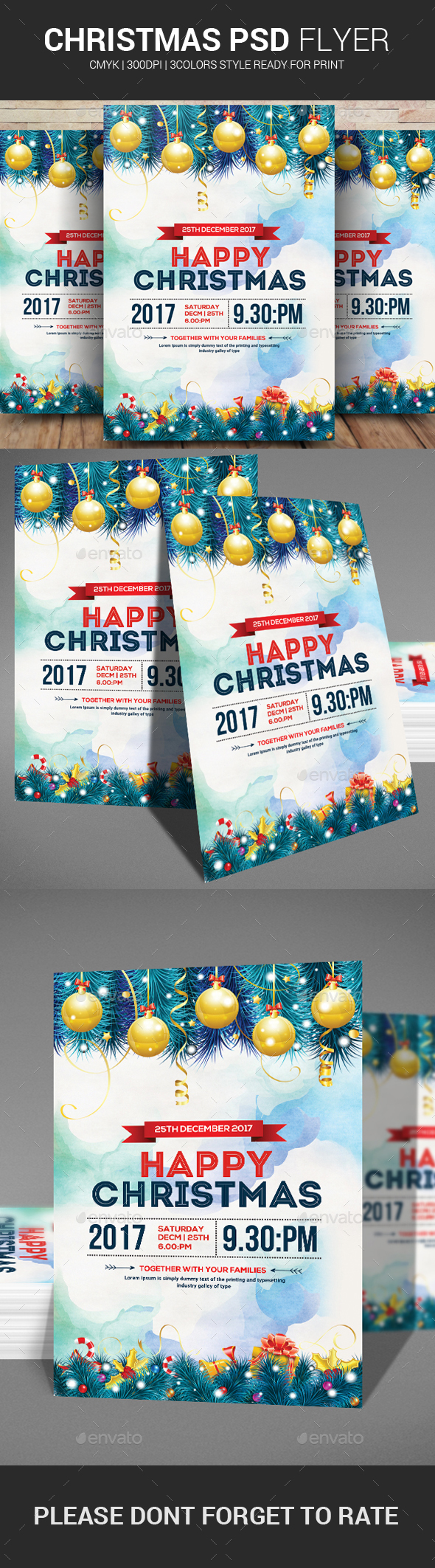 Happy Christmas Flyer Template - Events Flyers