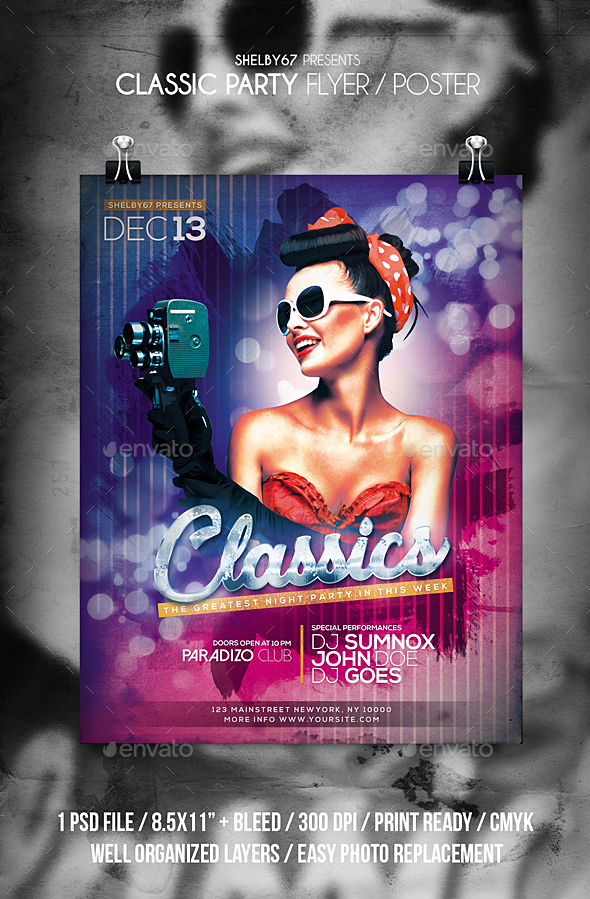 GraphicRiver Classic Party Flyer 21102918 GraphicRiver Classic Party Flyer 21102918