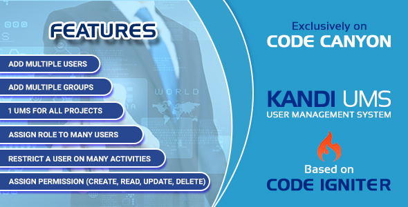 CodeCanyon Kandi UMS- Powerfull User Management System 21005717 CodeCanyon Kandi UMS- Powerfull User Management System 21005717