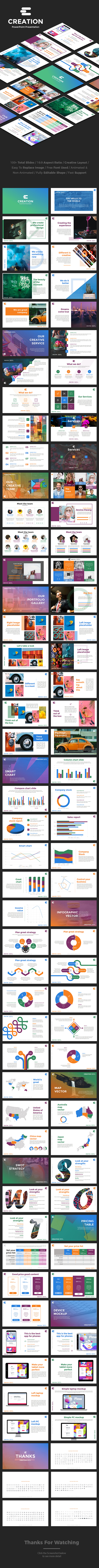 Creation Powerpoint Presentation - Business PowerPoint Templates
