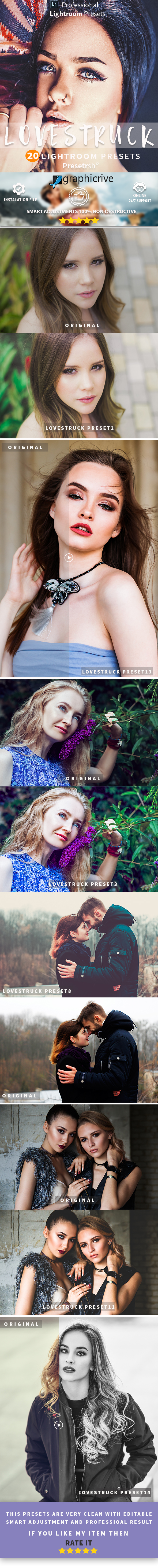 20 Lovestruck - Lightroom Presets - Lightroom Presets Add-ons