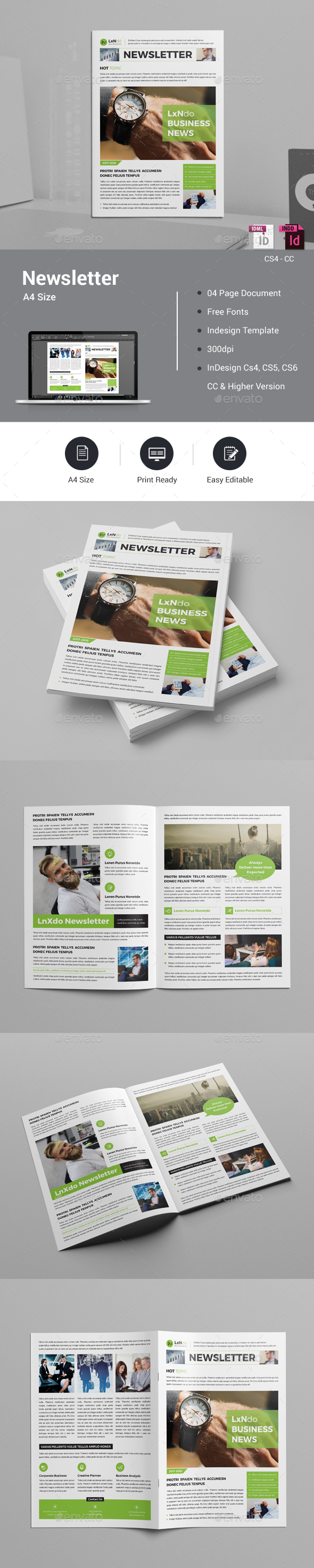 Newsletter - Newsletters Print Templates