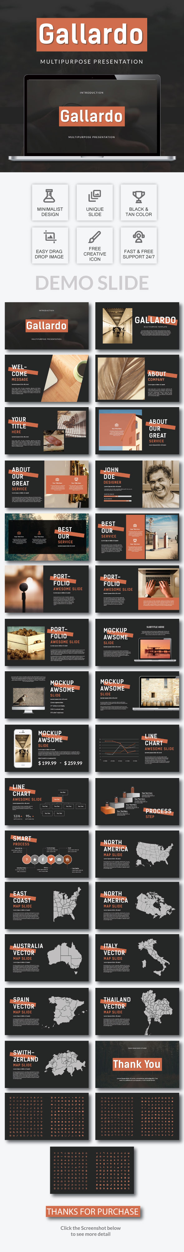 Gallardo - Multipurpose Keynote Template - Keynote Templates Presentation Templates