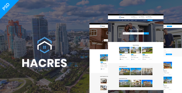 ThemeForest Hacres-Real Estate Psd Template 21107812 ThemeForest Hacres-Real Estate Psd Template 21107812