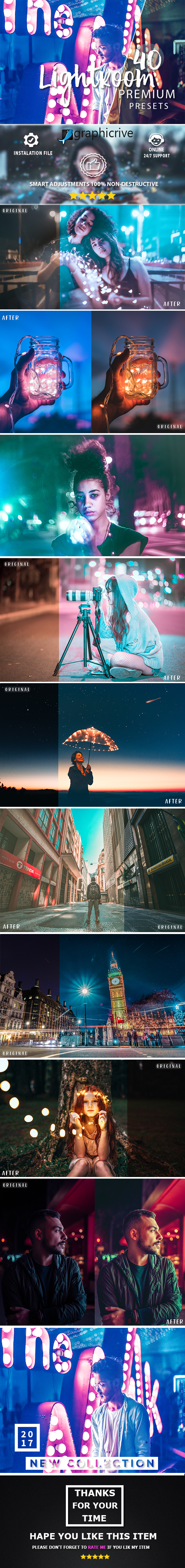 40 Premium Lightroom Presets - Lightroom Presets Add-ons
