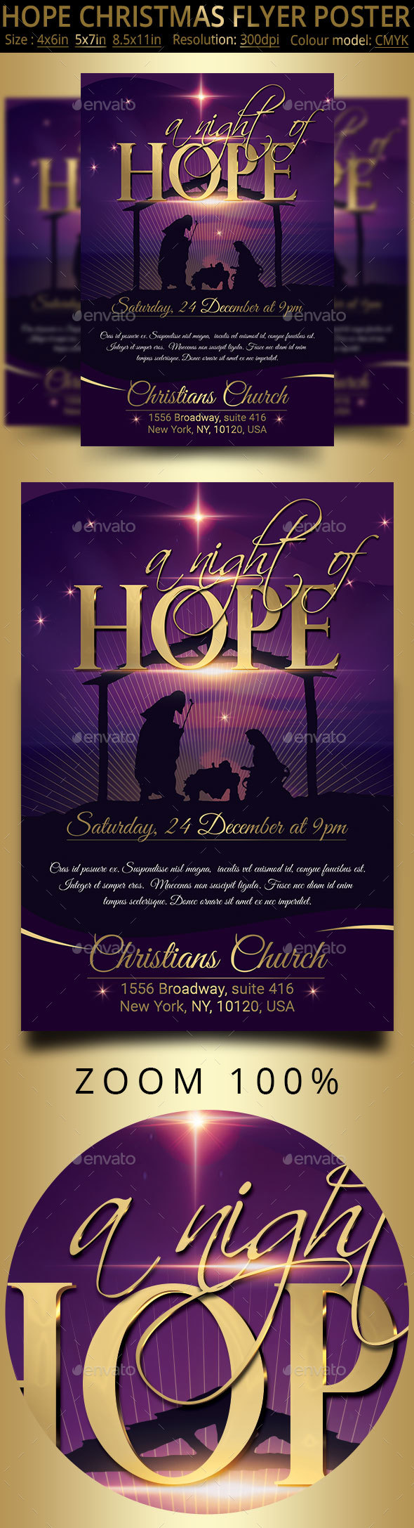 GraphicRiver Hope Christmas Flyer Poster 21108393 GraphicRiver Hope Christmas Flyer Poster 21108393