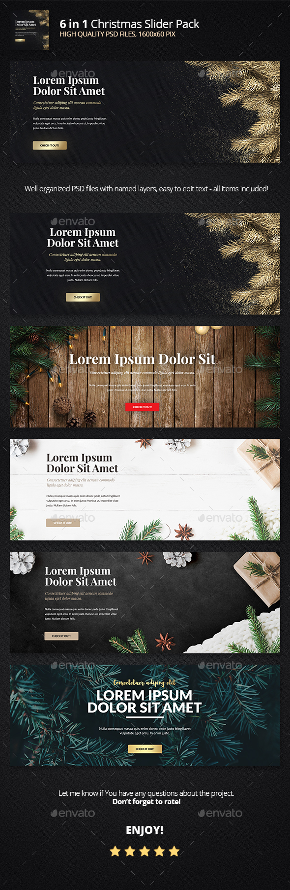 GraphicRiver 6 in 1 Christmas Slider Pack 21108603 GraphicRiver 6 in 1 Christmas Slider Pack 21108603