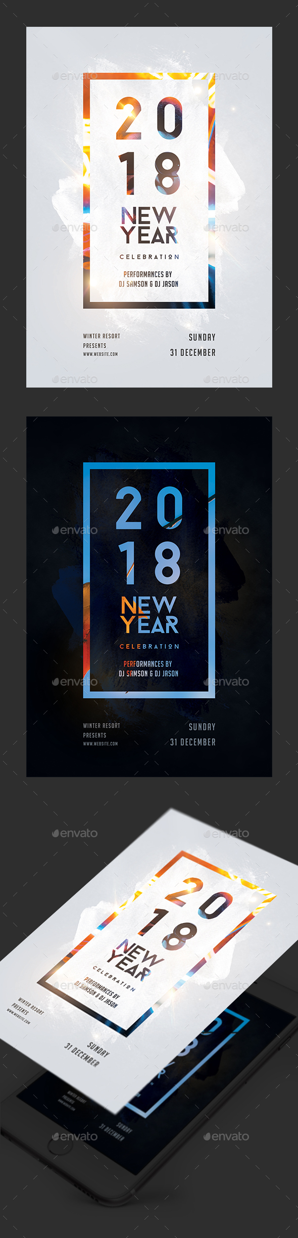 New Year Flyer - Clubs & Parties Events