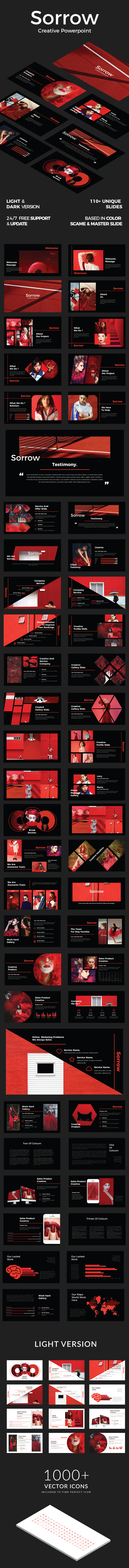 GraphicRiver Sorrow Creative Powerpoint 21110053 GraphicRiver Sorrow Creative Powerpoint 21110053
