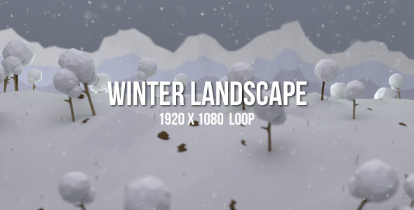 Winter Landscape, Motion Graphics | VideoHive