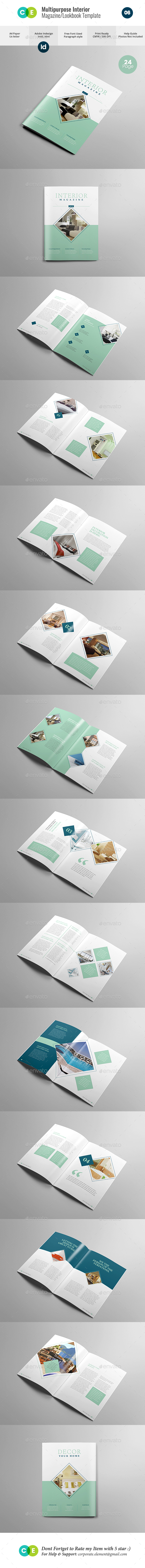 THE MAGAZINE | Multipurpose Interior Magazine V06 - Magazines Print Templates
