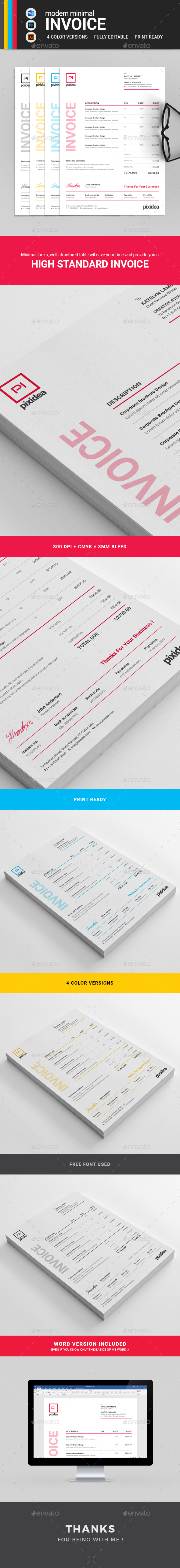 Invoice - Proposals & Invoices Stationery