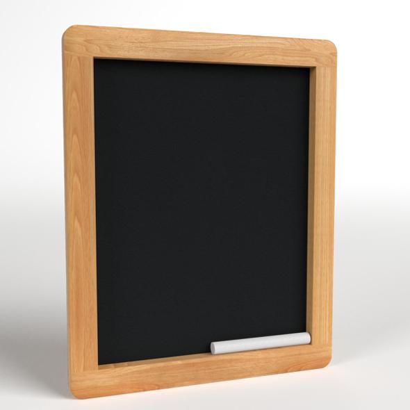 Wood Chalkboard frame - 3DOcean Item for Sale