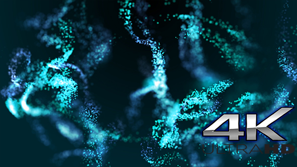 Flowing Particles Abstract alt