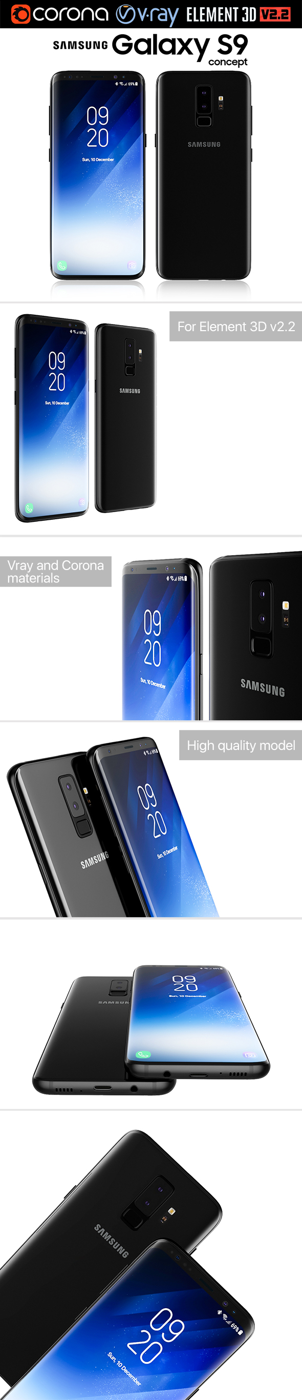 3DOcean Samsung Galaxy S9 21111405