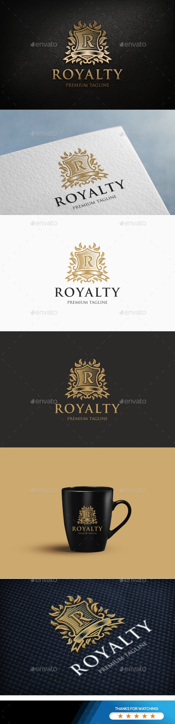Royalty Logo Template - Letters Logo Templates