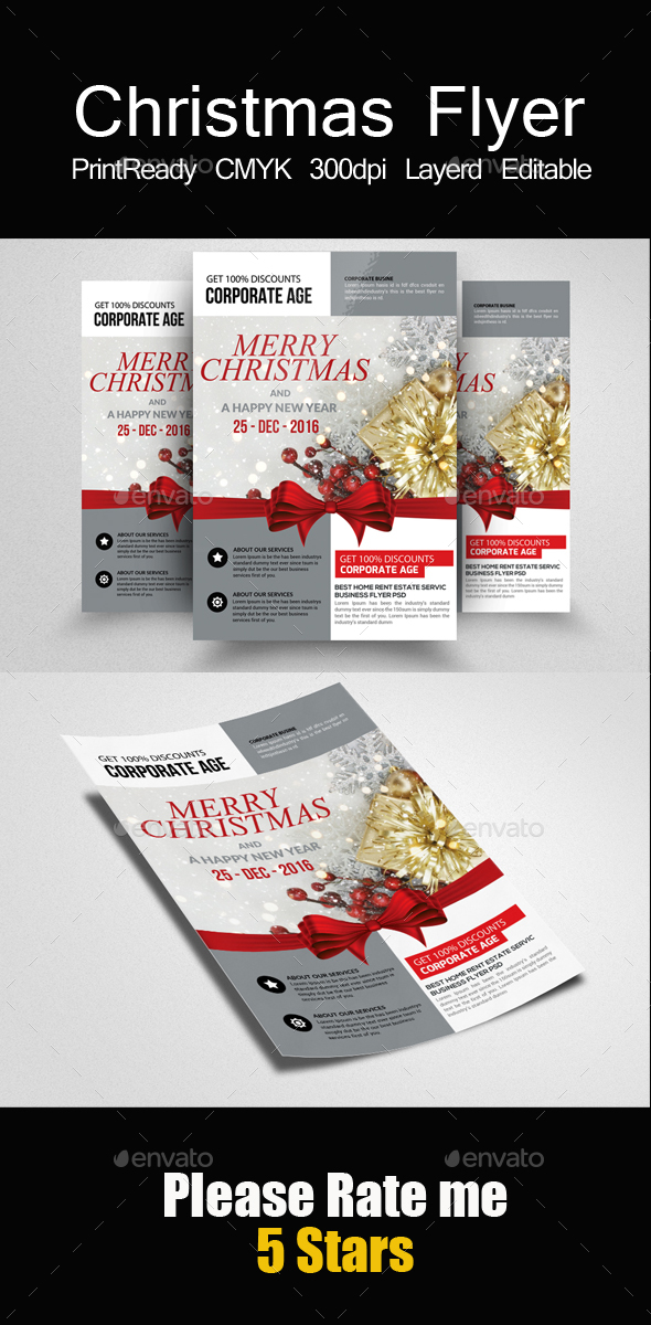 Christmas Greeting Flyer - Events Flyers